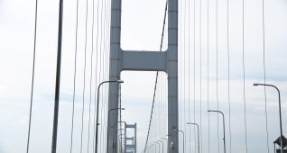 つり橋からの風景